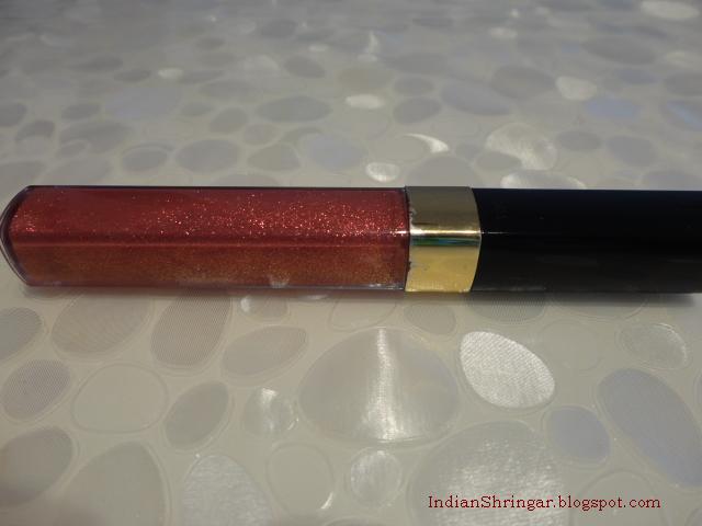 Chanel Glossimer Lip Gloss 128 Meteore Review - The Bombay Brunette