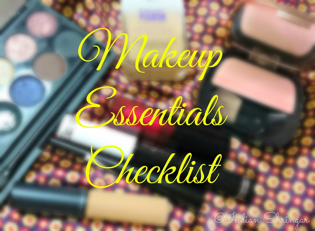 checklist makeup list for beginners