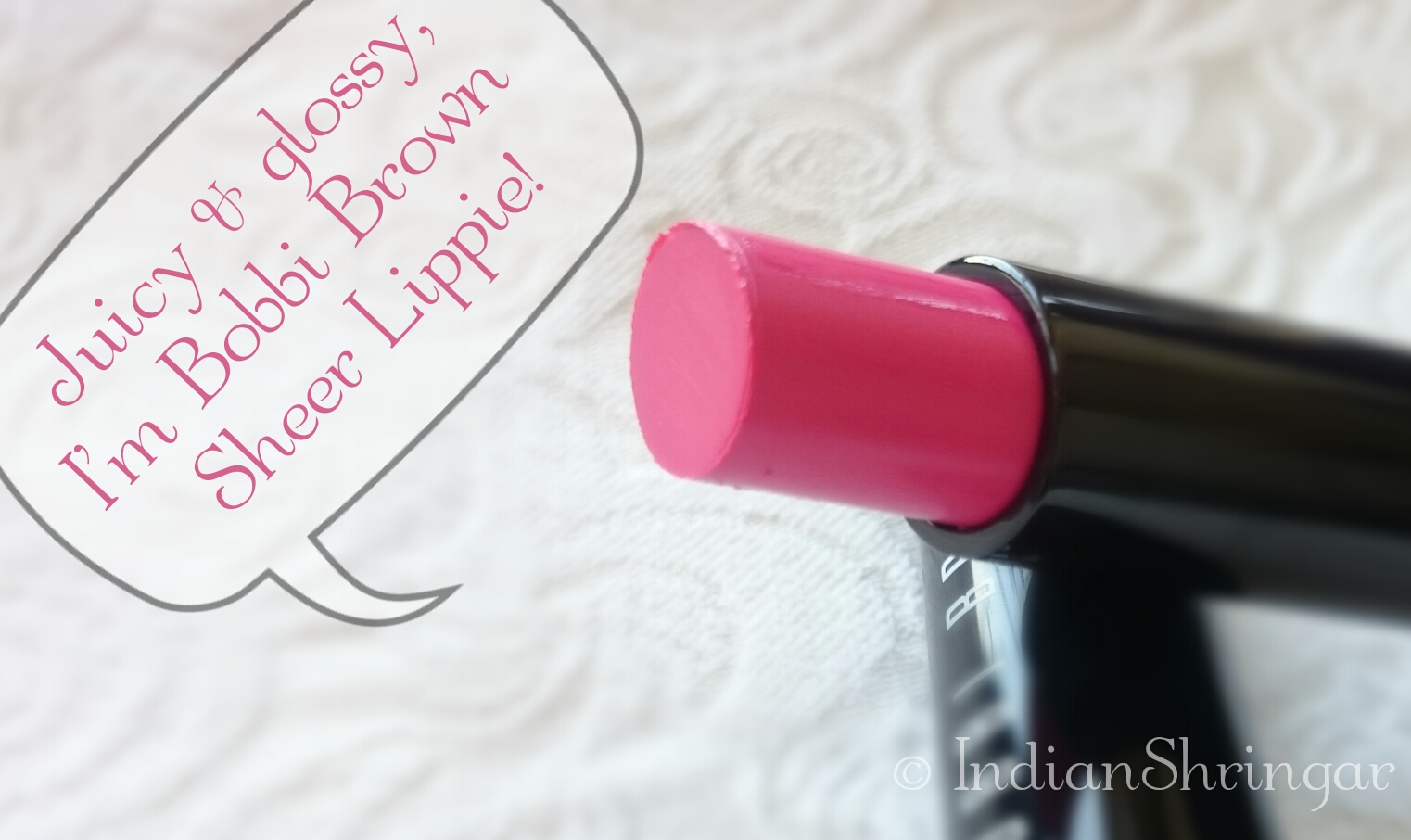 Bobbi Brown Sheer Lip Color Hot Raspberry review, swatch, price in India