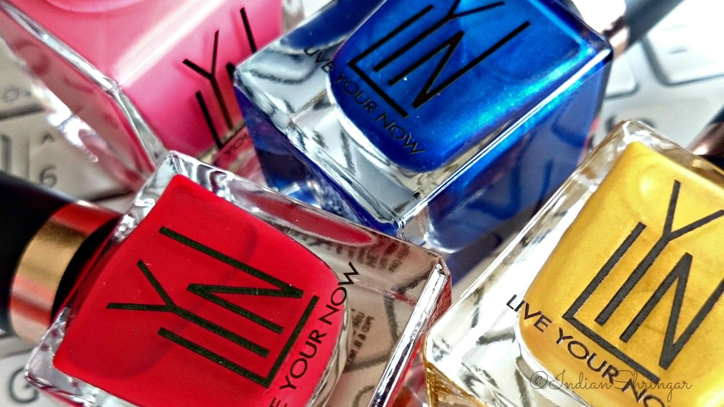LYN Live Your Now nail polishes, review, swatches and price in India
