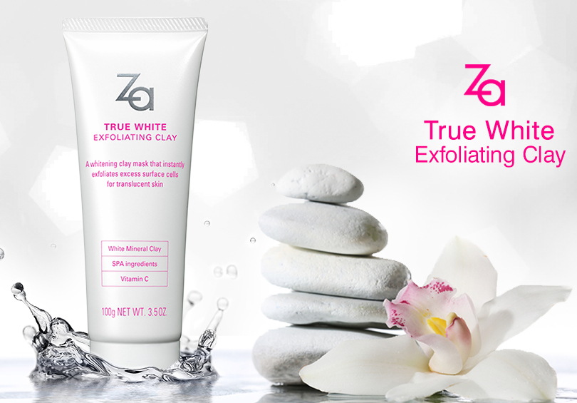 Za True White Exfoliating Clay Review and True Me Giveaway