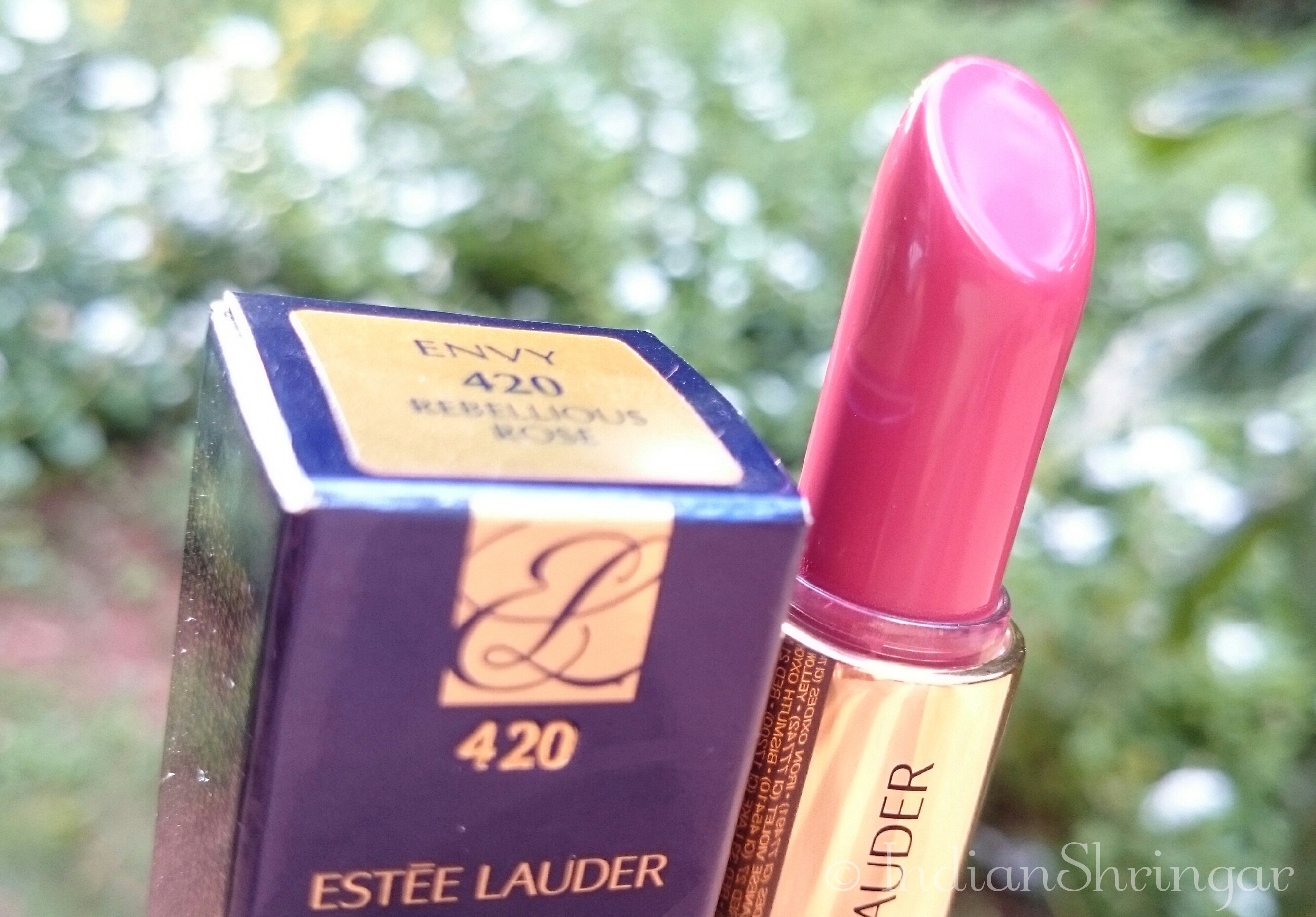 Estee Lauder Pure Color Envy lipstick in Rebellious Rose