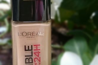 L'Oreal Infallible Stay Fresh Foundation - review, swatch, FOTD