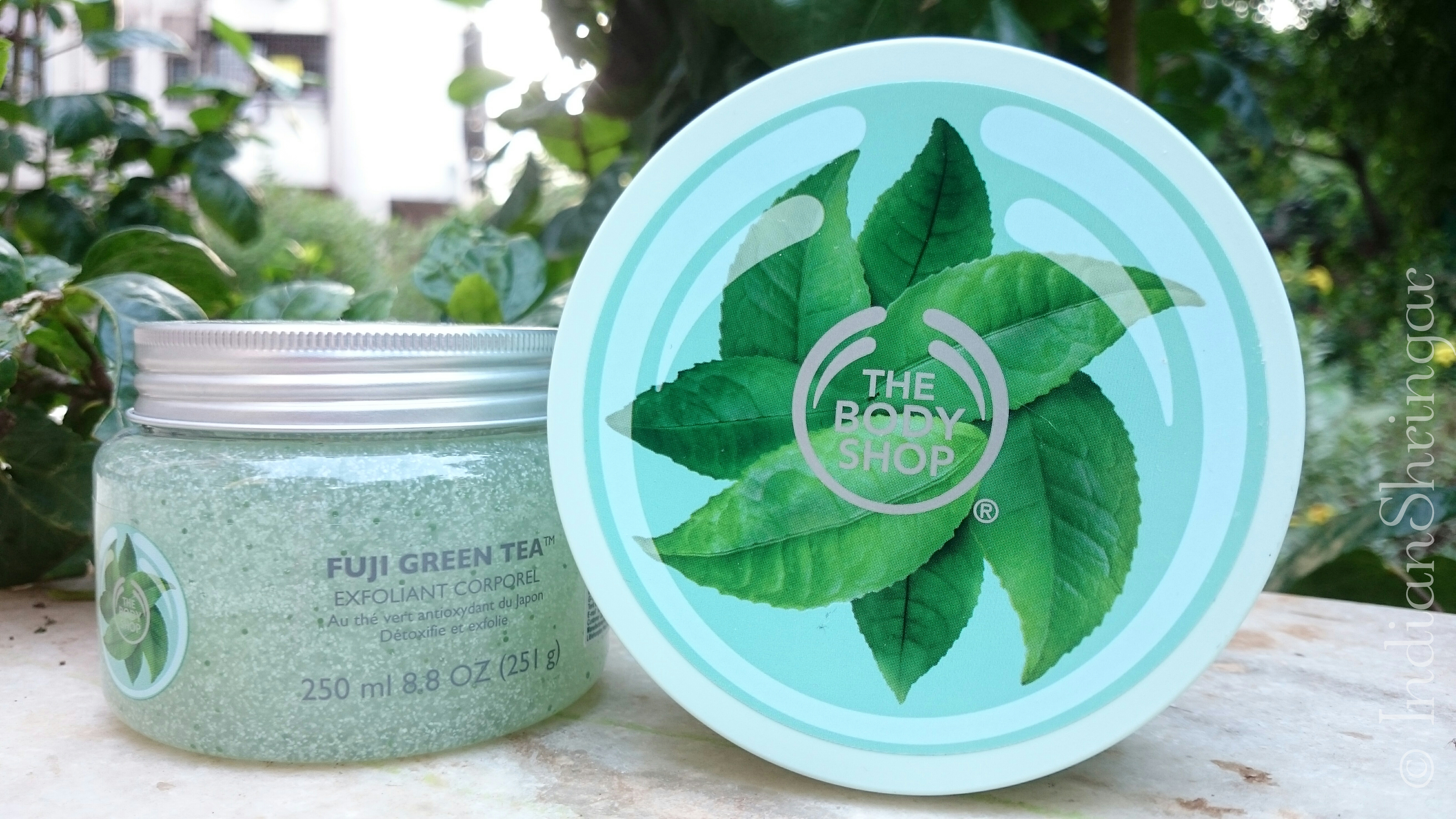 The Body Shop Fuji Green Tea Body Scrub and Body Butter review