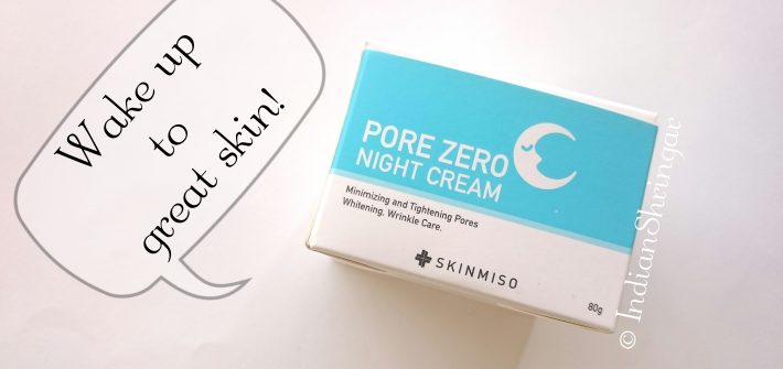 SkinMiso Pore Zero Night Cream Review