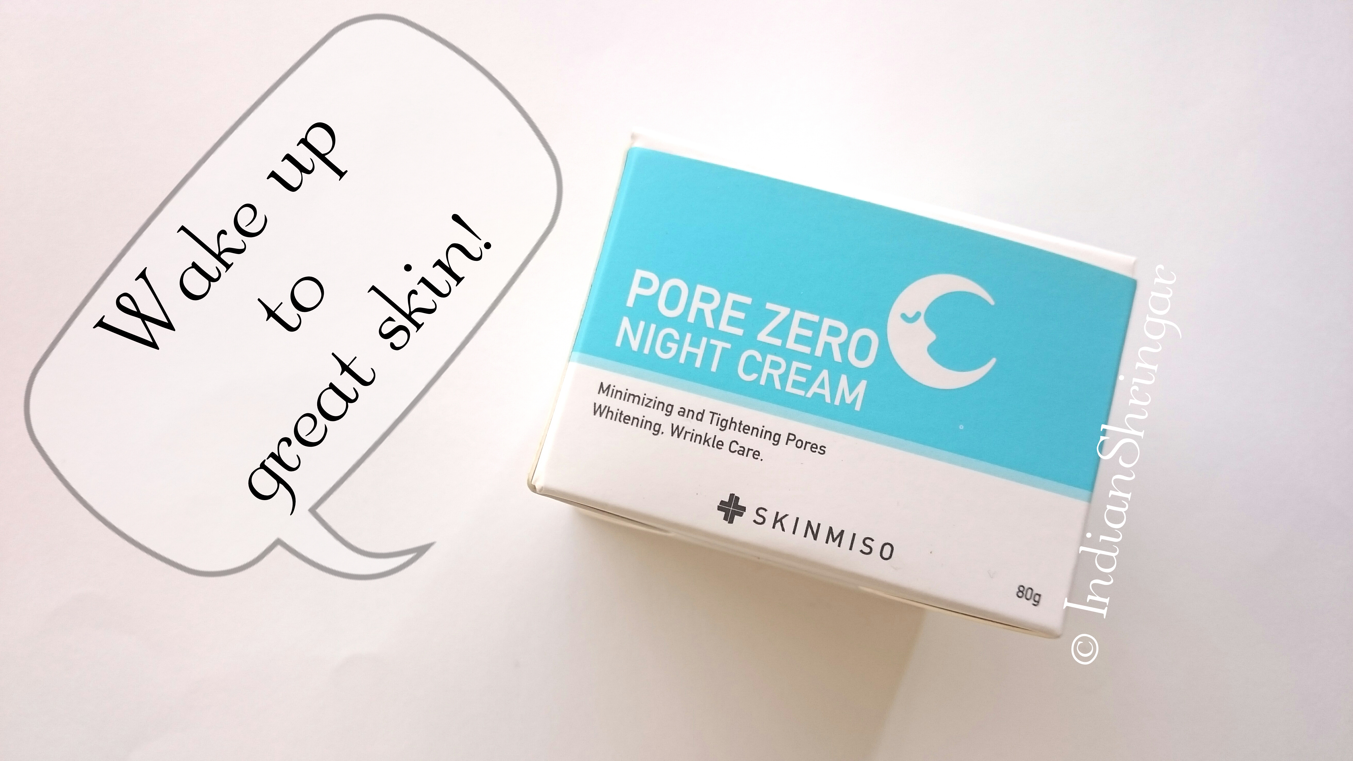 SkinMiso Pore Zero Night Cream Review