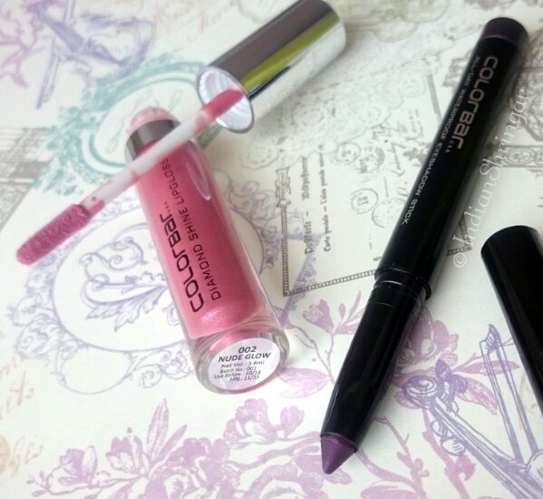 Colorbar Eyeshadow Stick & Diamond Shine Lip Gloss Review