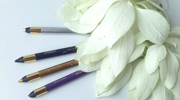 L'Oreal Silkissime Pencil Eyeliner Review and Swatches