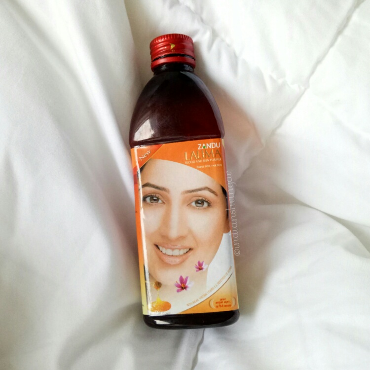 Zandu Lalima Blood and Skin Purifier Review - The Bombay Brunette