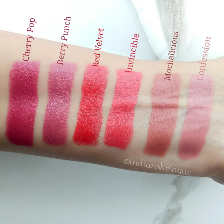 Faces Creme Lip Crayons - review, swatches and LOTD