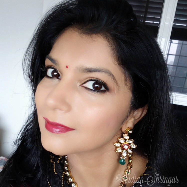 15 minute festive makeup