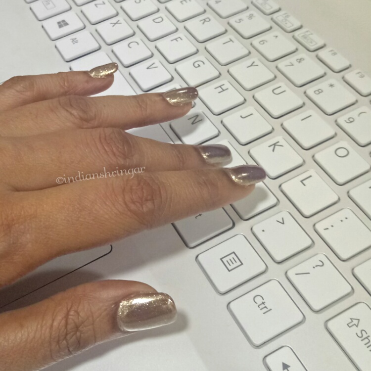 Chrome nails from Jean-Claude Biguine salon