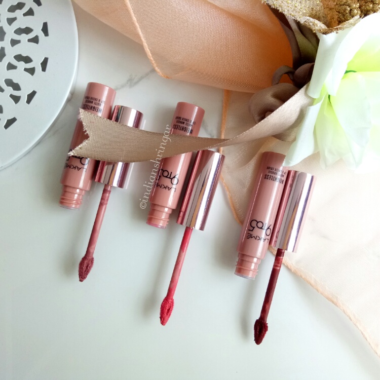 Lakme Weightless Mousse Lip and Cheek Color Review and Swatches