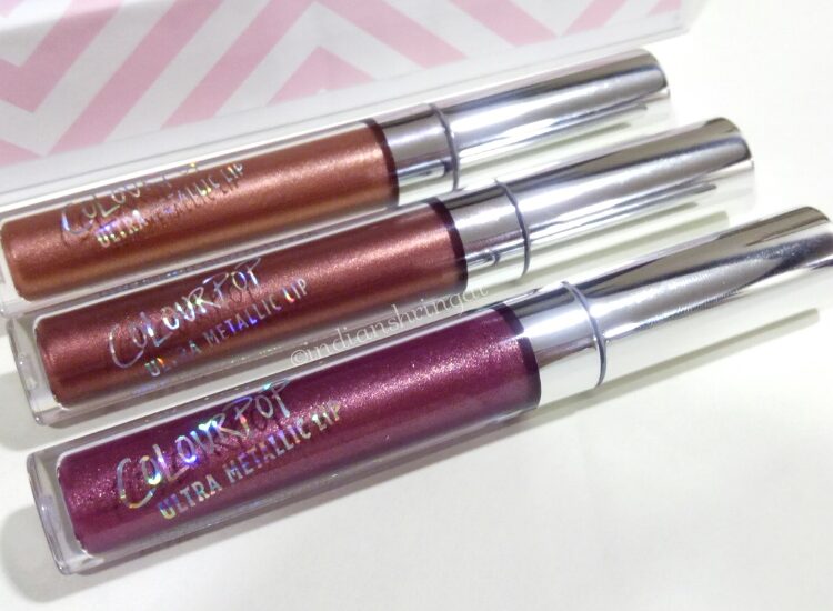 Colourpop Ultra Metallic Lip review and swatches