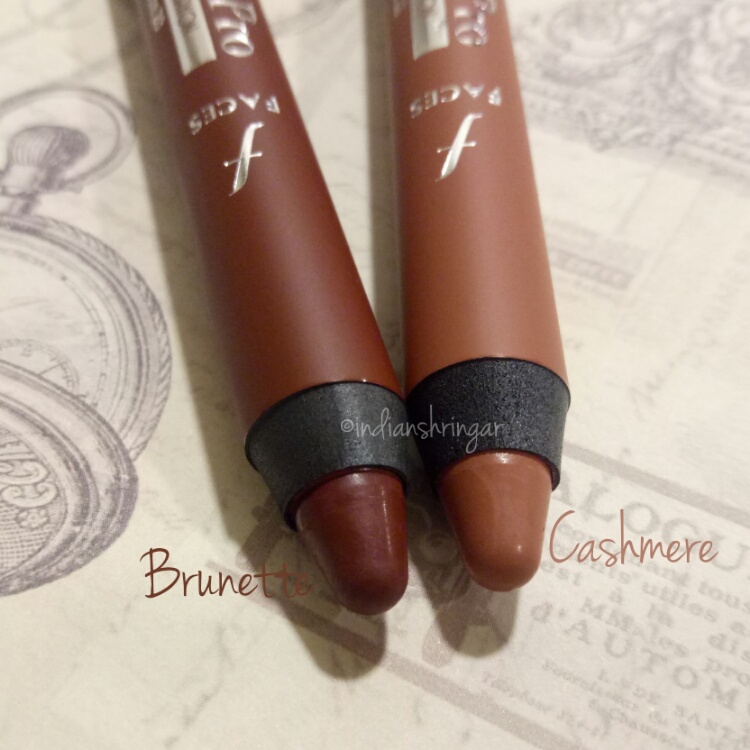 Faces Ultime Pro Matte Lip Crayon Review and swatches