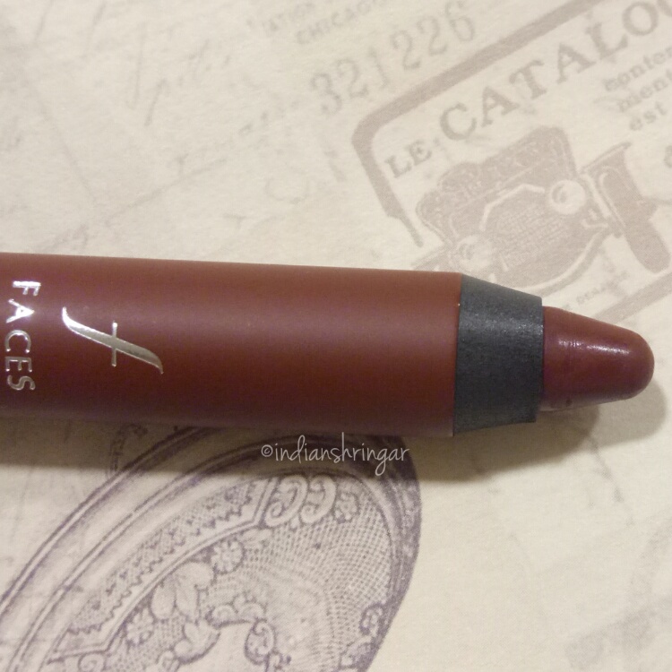 Faces Ultime Pro Matte Lip Crayon Review and swatches