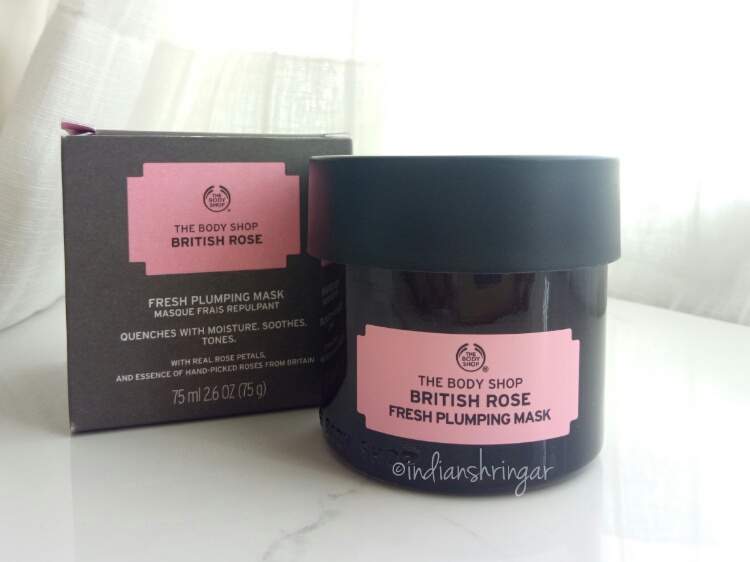 The Body Shop British Rose mask review