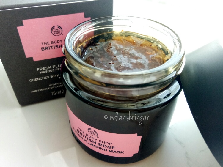 The Body Shop British Rose face mask review