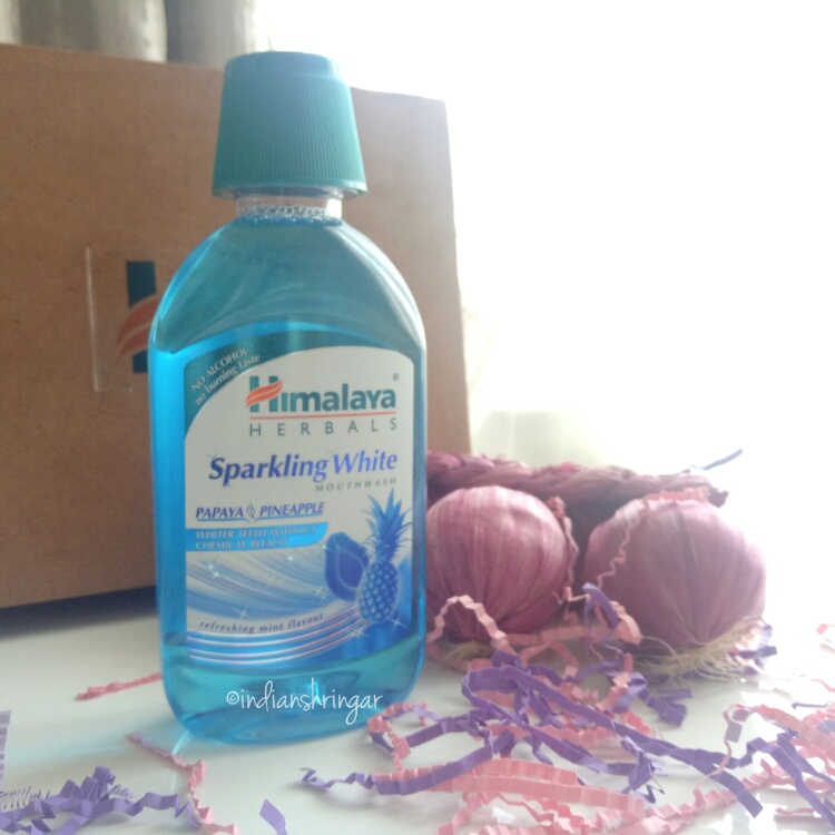 HImalaya Sparkling White Mouthwash review