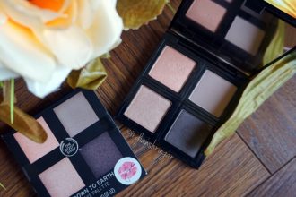 The Body Shop Down To Earth Eyeshadow palette Brown review