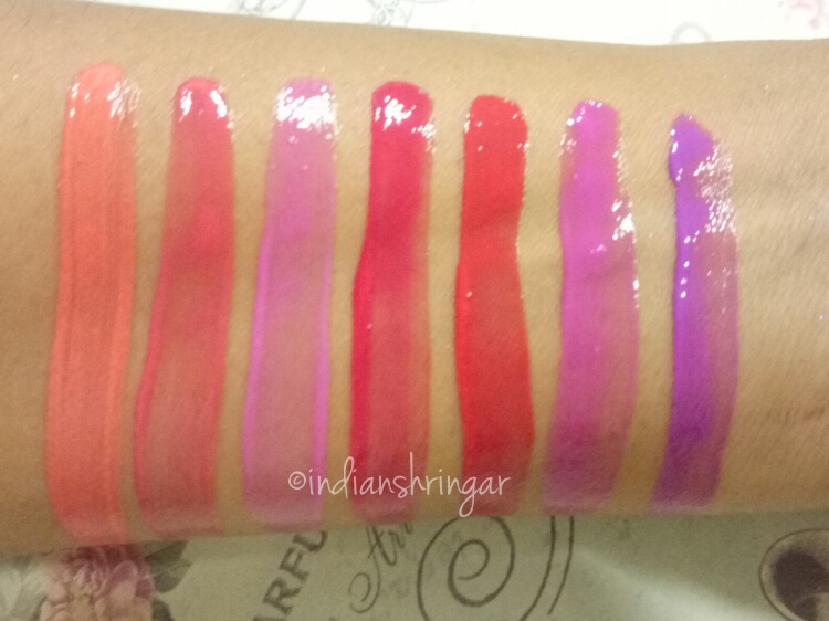 Oriflame Lip Sensation Vinyl Gel review and swatches