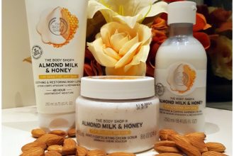The Body Shop Almond Milk and Honey range review