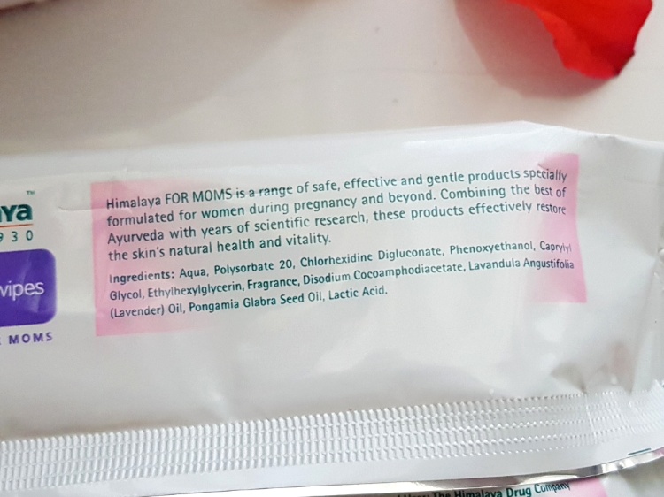 Himalaya For Moms Intimate Wipes Ingredients
