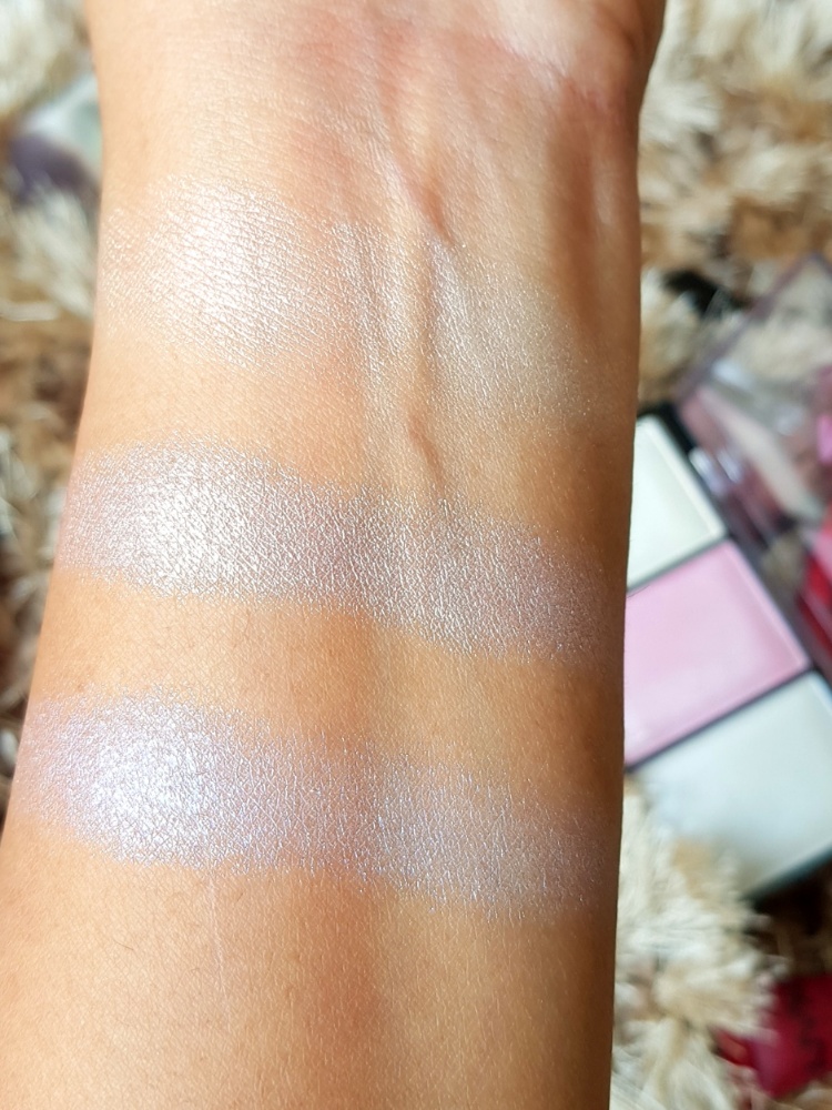 NYX Arcade Glam Highligher swatches